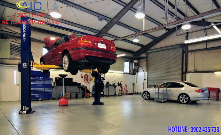 THỦ TỤC THÀNH LẬP TRUNG TÂM BẢO DƯỠNG Ô TÔ